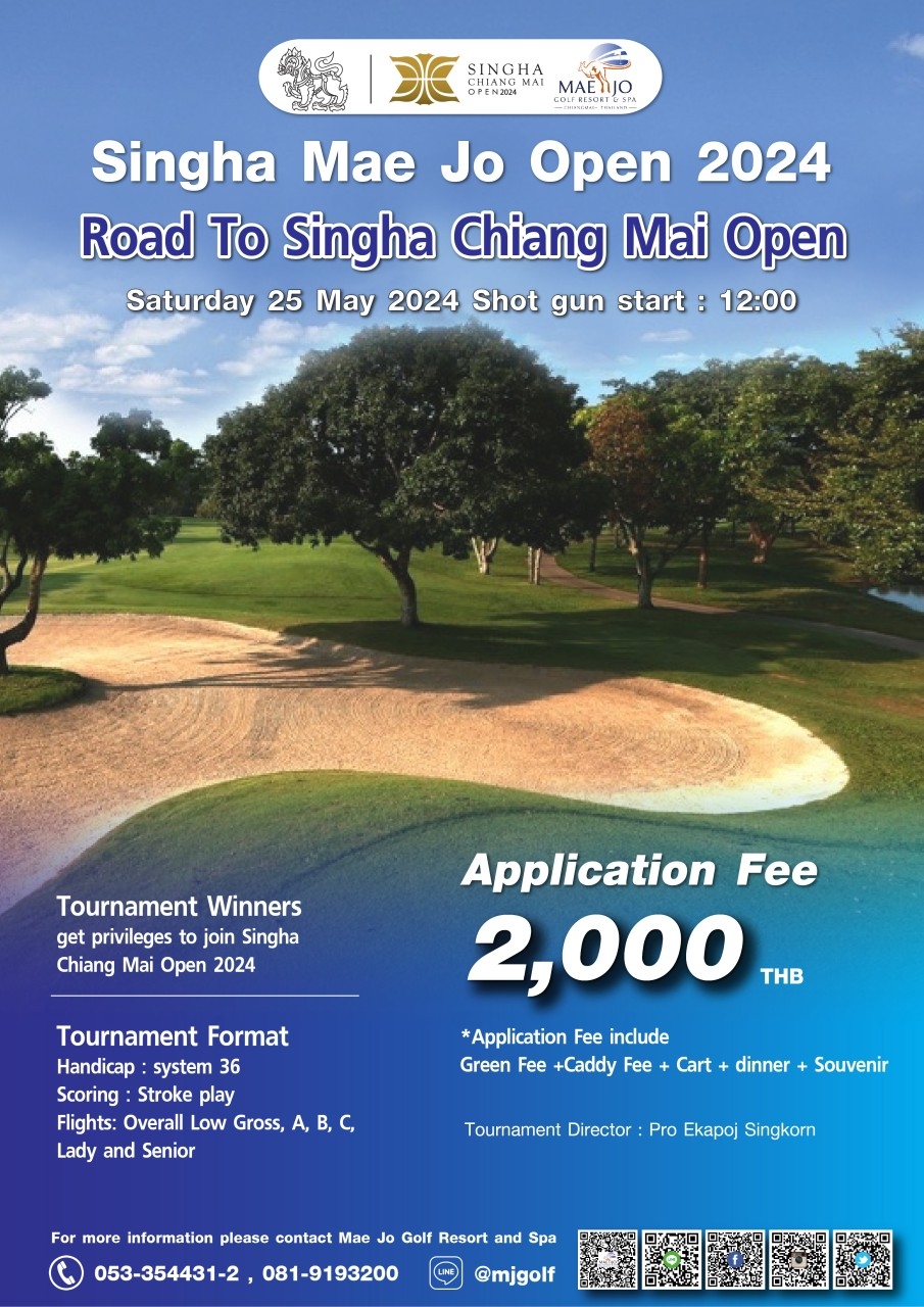 Singha Mae Jo Open 2024 Road To Chiang Mai Open